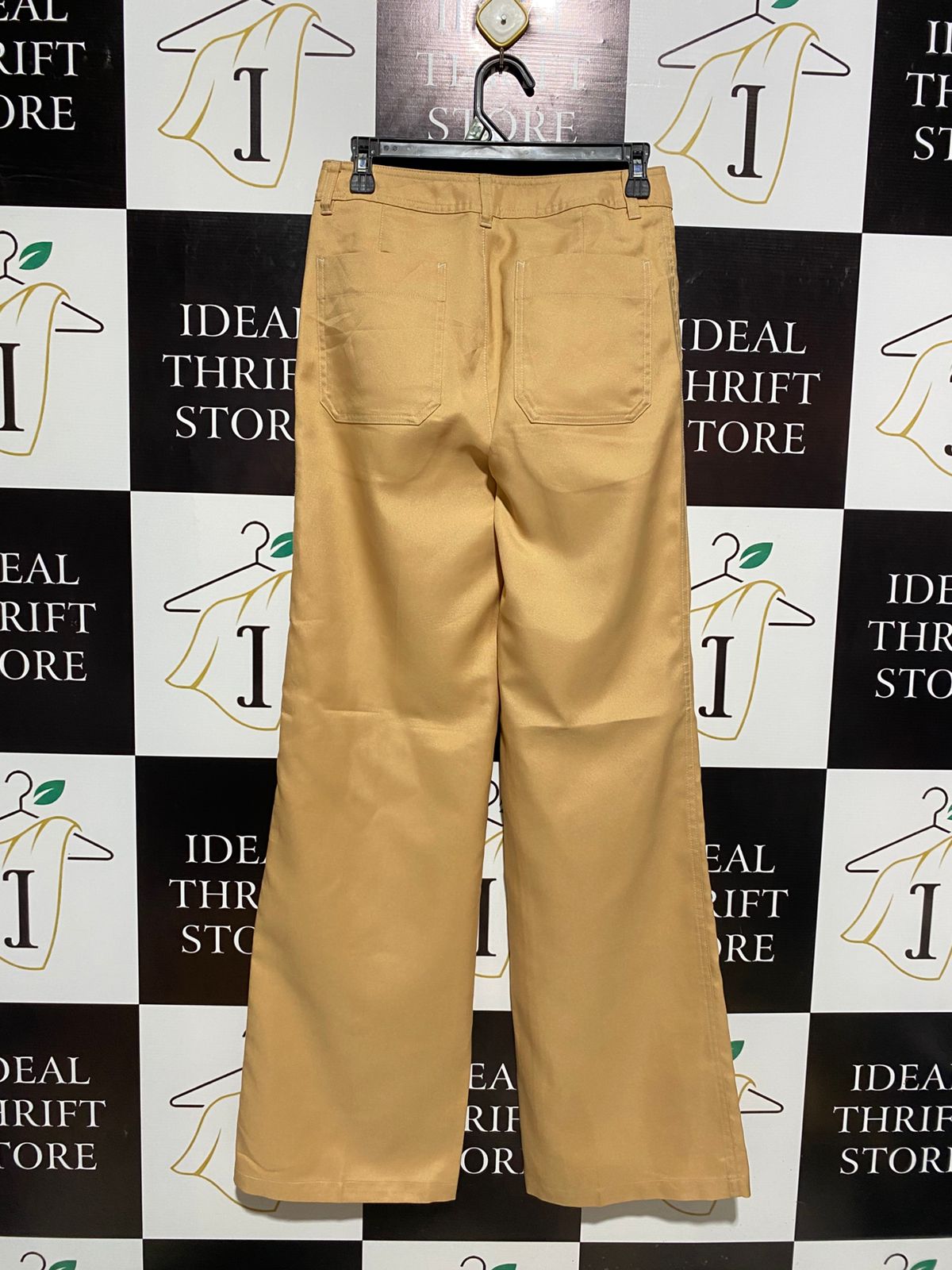 UNIQLO |M| WAIST 28| WOMEN’S HIGH-WAISTED TAILORED TROUSERS - CLASSIC TAN CHINO PANTS