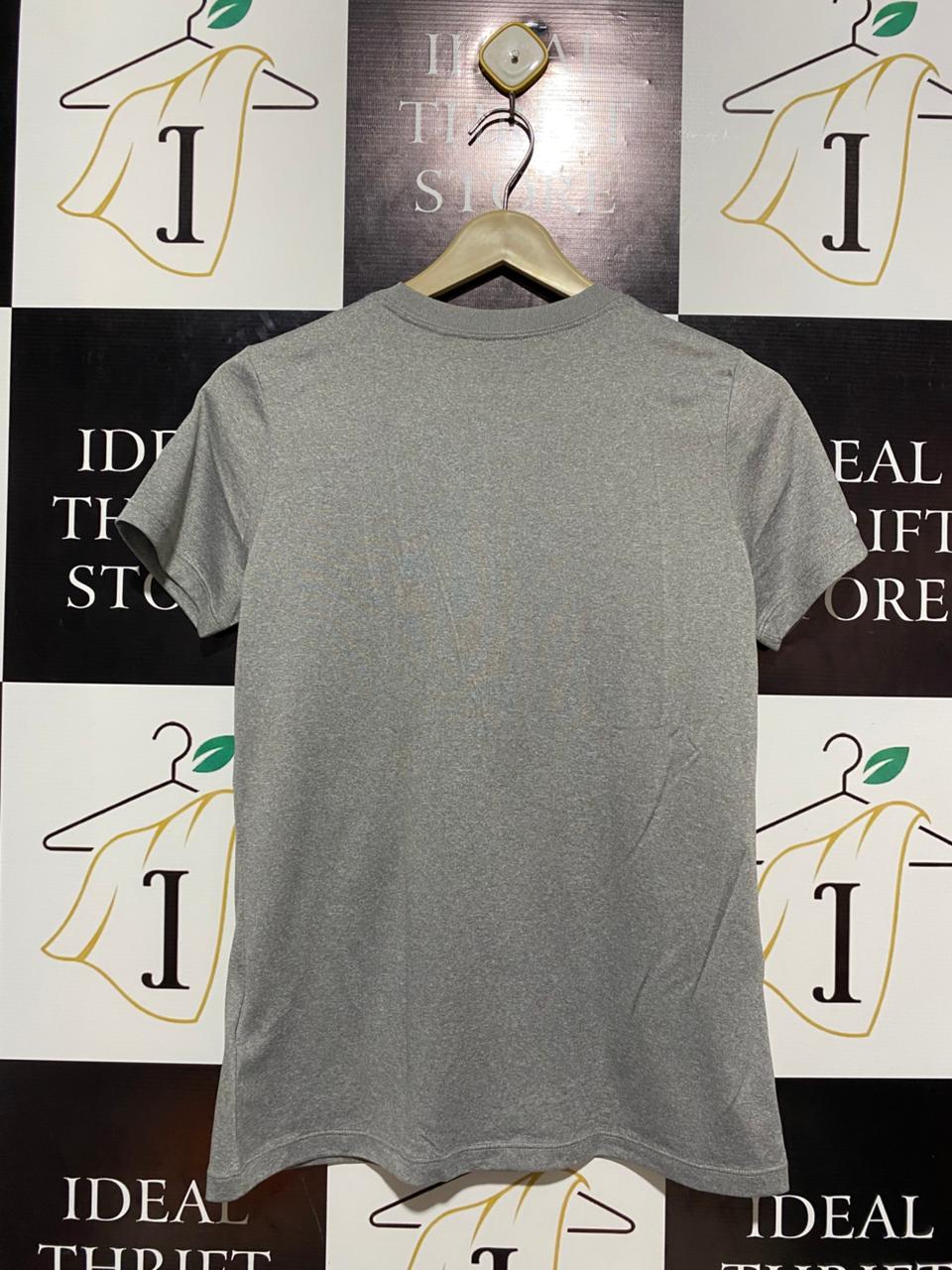 NIKE |S| BUST 18| WOMEN’S NIKE DRI-FIT PERFORMANCE T-SHIRT - CLASSIC HEATHER GREY - SHORT SLEEVE ACTIVEWEAR
