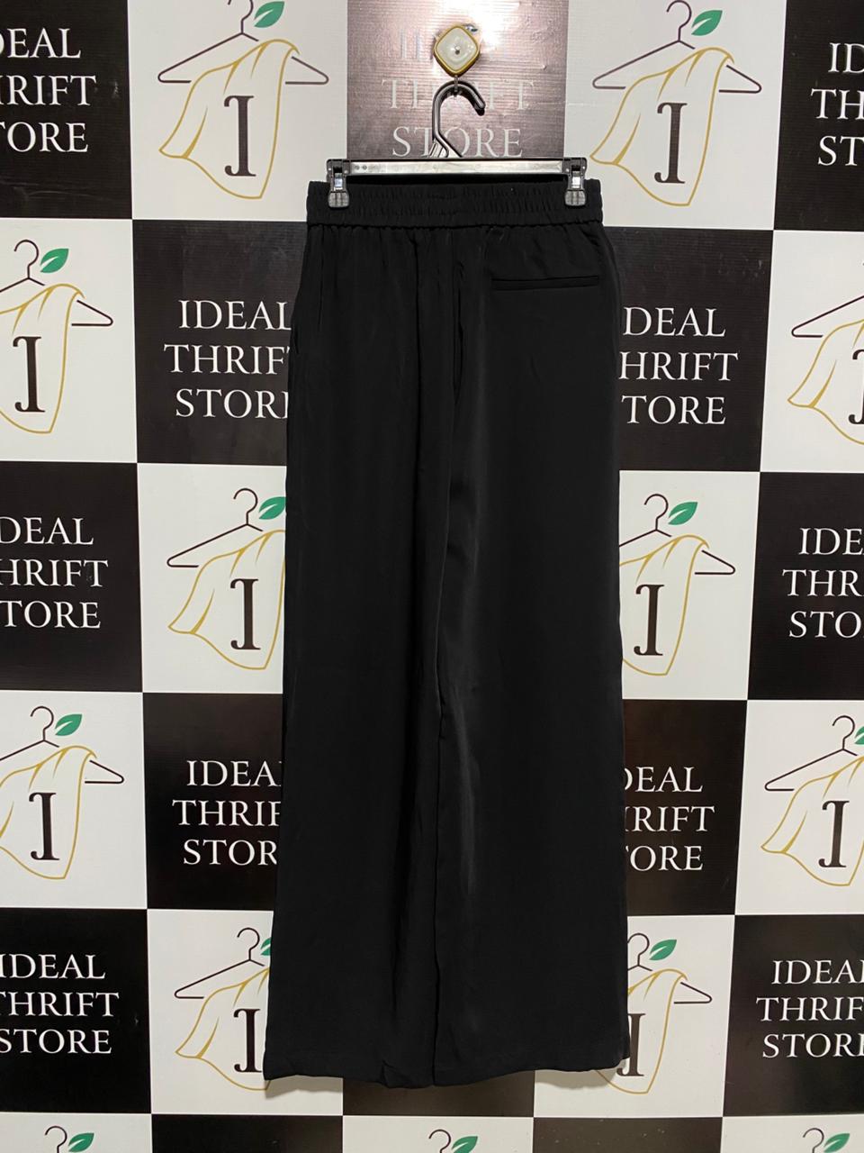 KOOKAI |M| WAIST 27| ESSENTIAL BLACK HIGH-WAIST WIDE-LEG TROUSERS