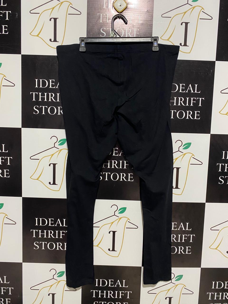 ANKO |XXL| WAIST 38| CLASSIC BLACK HIGH-RISE LEGGINGS