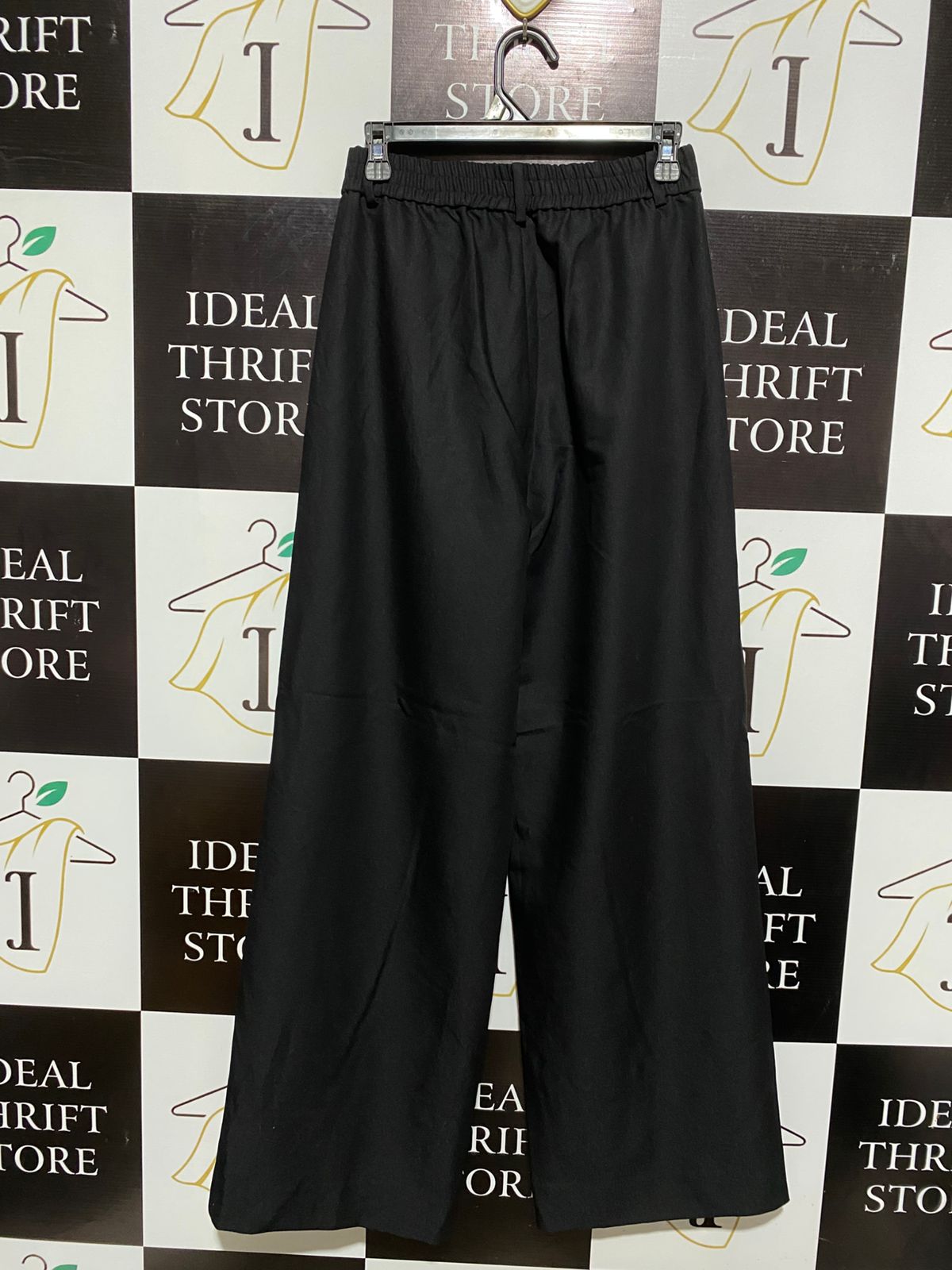 SVLI |M| WAIST 28| OLIVE HIGH-WAISTED BUTTON-FRONT TROUSERS