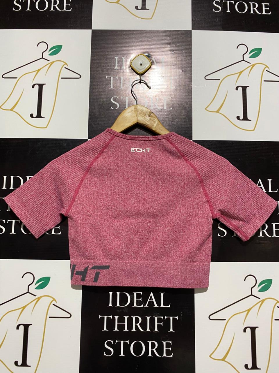 ECHT |S| BUST 14|B 11| PERFORMANCE SEAMLESS ATHLETIC CROP TOP