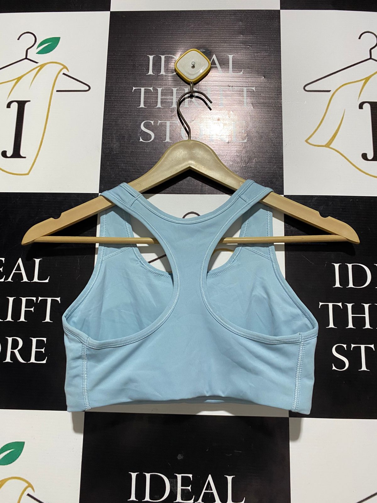 NIKE |S| BUST 13| LIGHT BABY BLUE RACERBACK SPORTS BRA