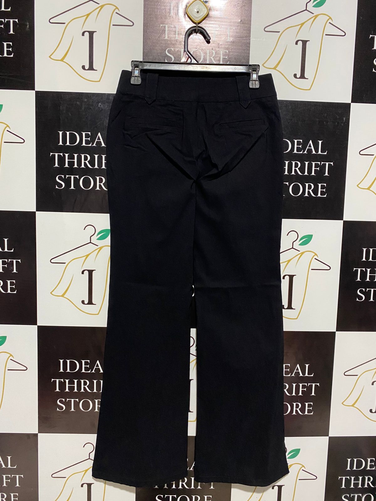 LUCK & TROUBLE |M| WAIST 28| CLASSIC BLACK TAILORED DRESS PANTS