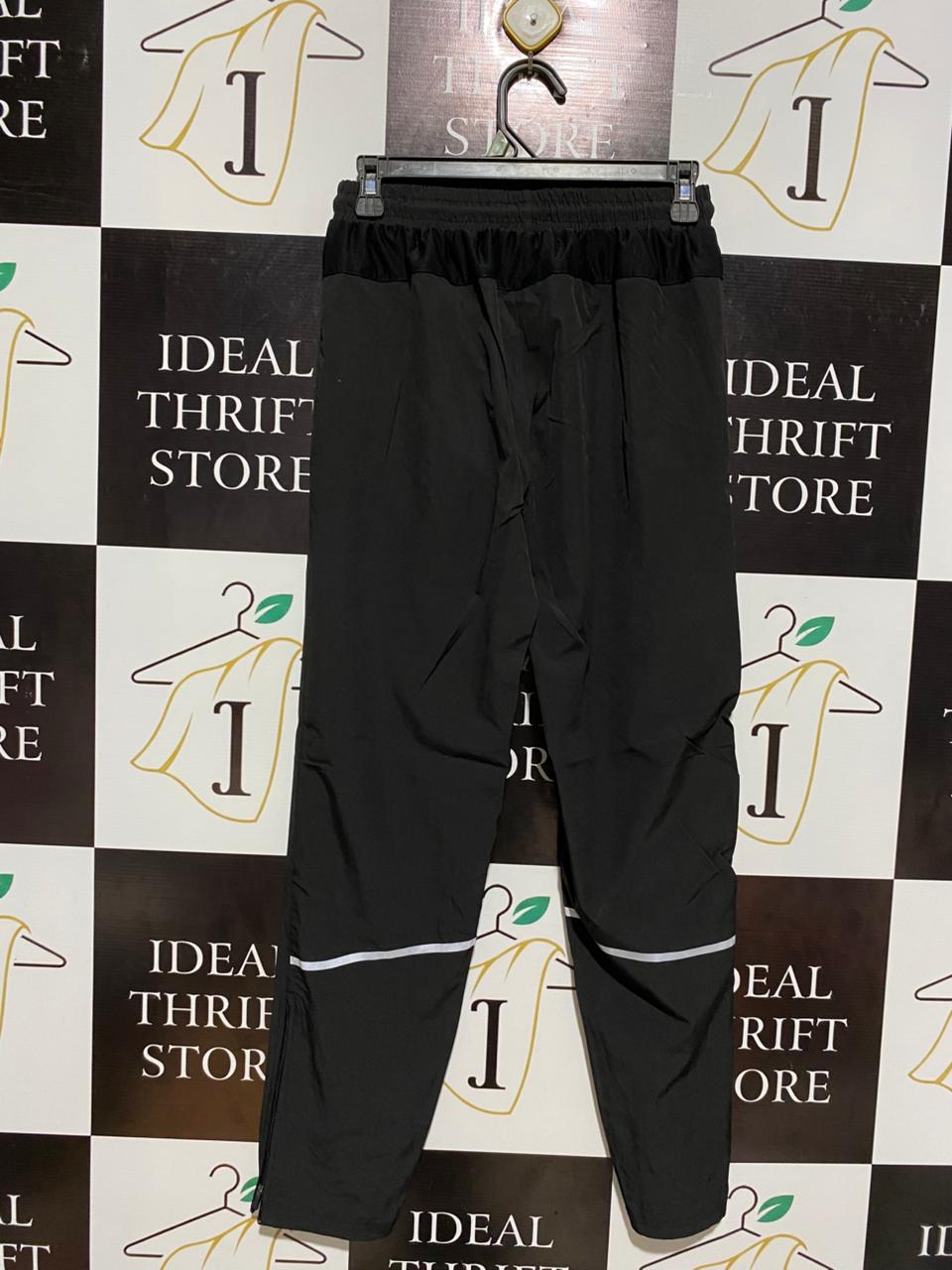 |M| BUST 26| BLACK ATHLETIC JOGGER PANTS