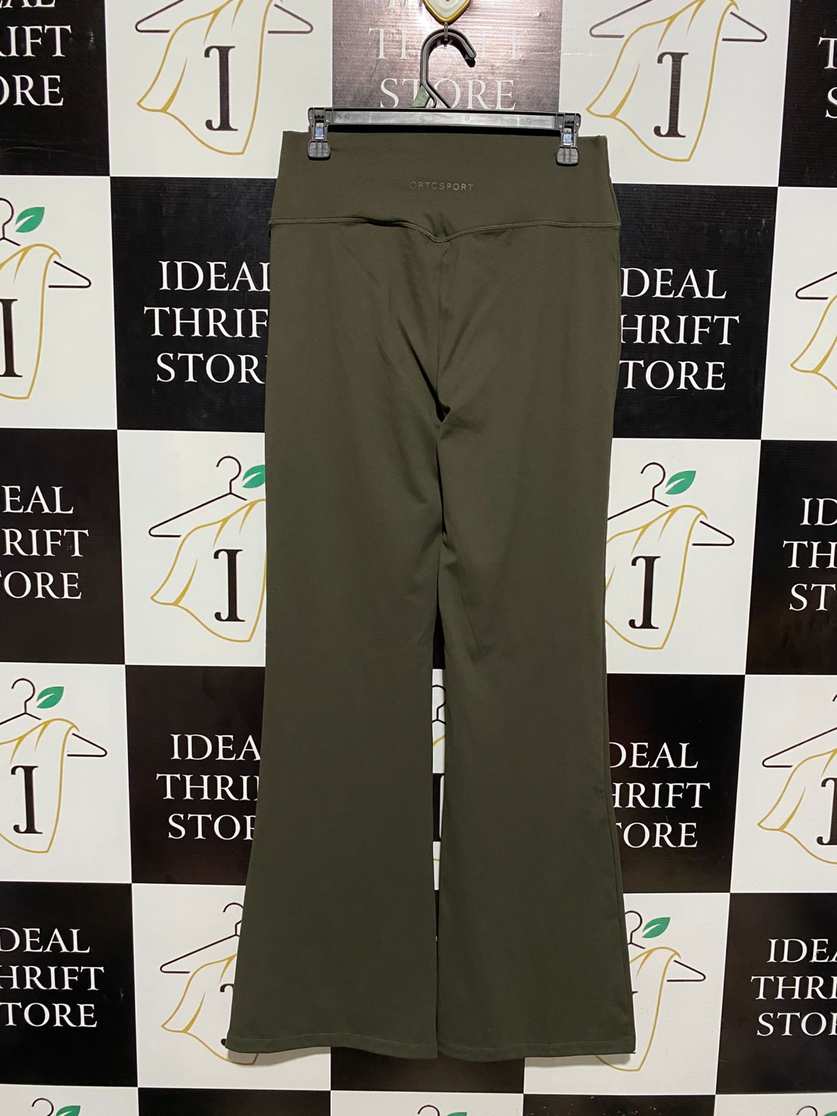 ORTC SPORT |M| WAIST 28| WOMEN’S OLIVE GREEN FLARE YOGA PANTS