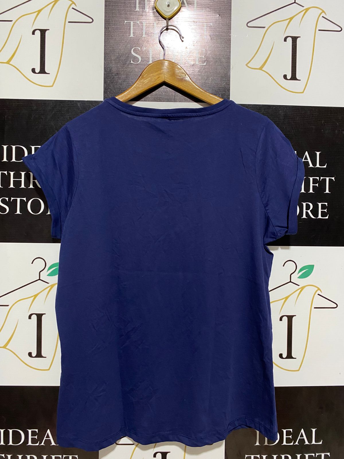 GEORGE |L| BUST 21| C1| NAVY BLUE CHRISTMAS T-SHIRT