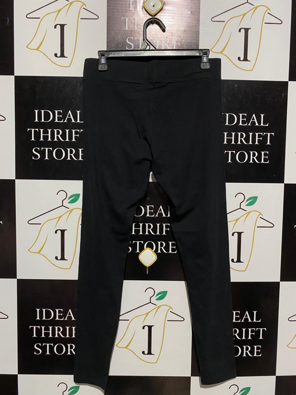 PAPAYA |L| WAIST 30| BLACK COTTON LEGGINGS