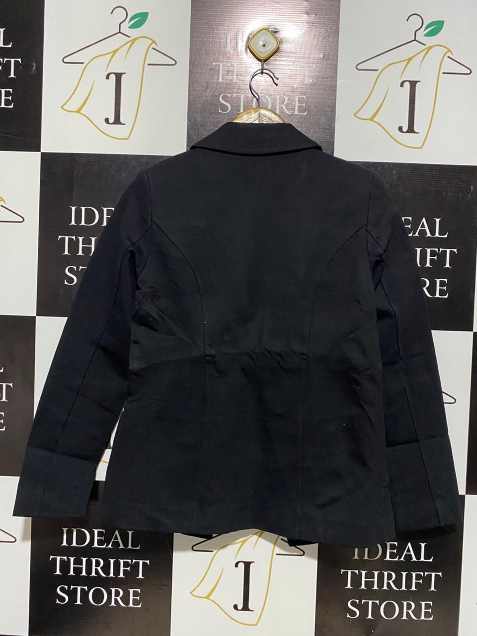 RIVER ISLAND |M| BUST 18| BLACK TAILORED BLAZER GOLD BUTTON MILITARY STYLE |B1|