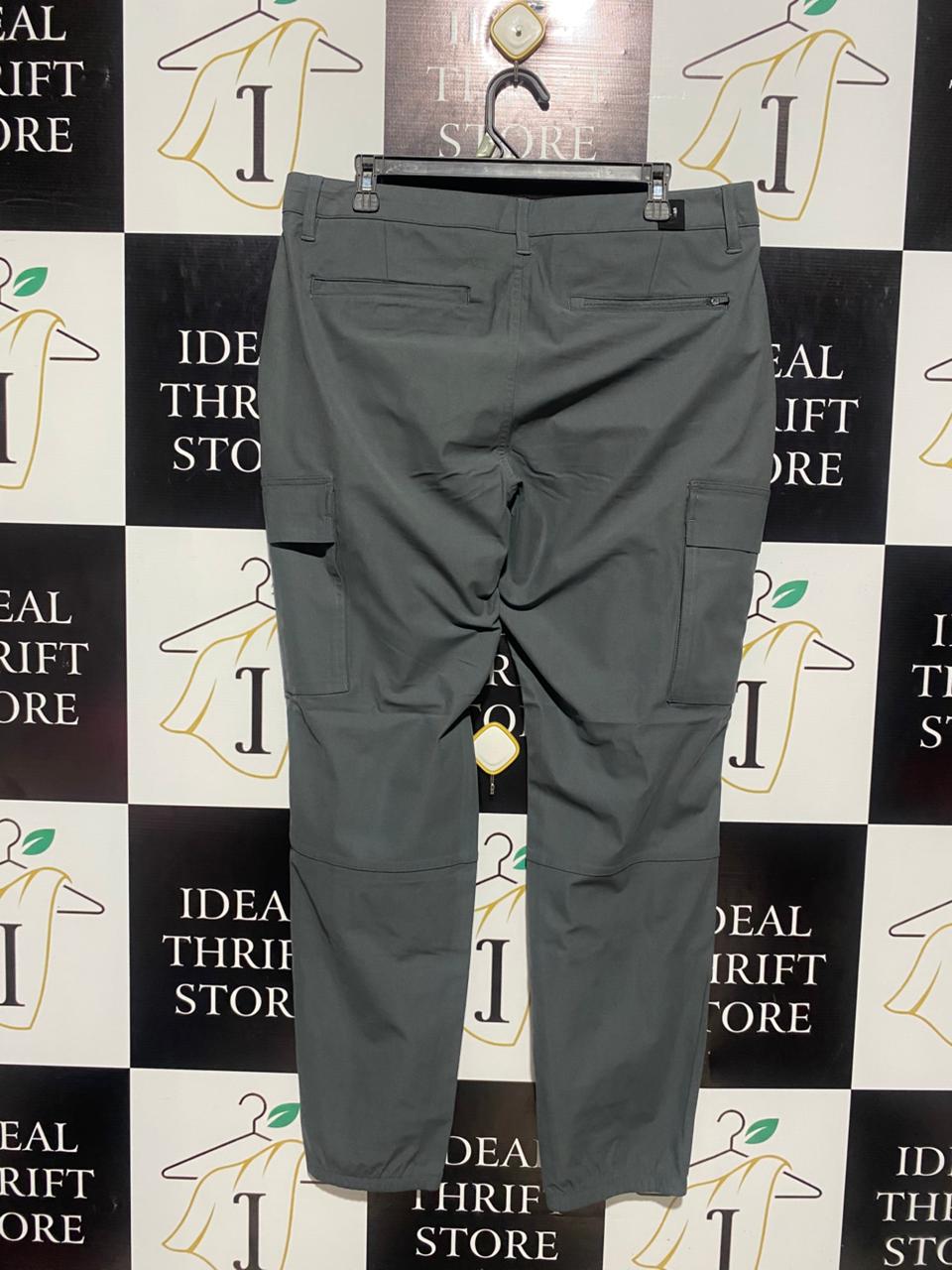 VUORI |XXL| WAIST 36| TECHNICAL CARGO JOGGER TROUSERS - SLATE GREY
