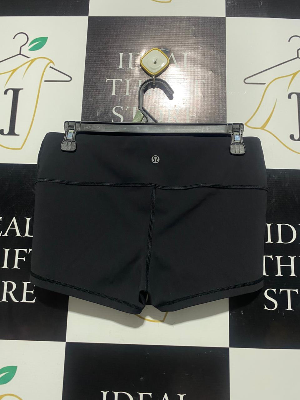 LULULEMON |M| WAIST 29| PREMIUM BLACK PERFORMANCE TRAINING SHORTS