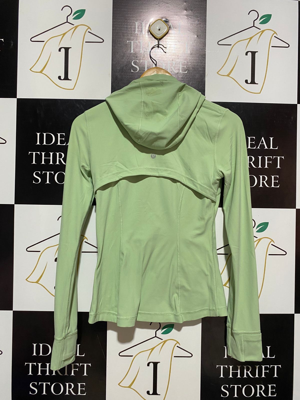 LULULEMON |M| BUST 16| Women's Performance Full-Zip Athletic Hoodie Pastel Green