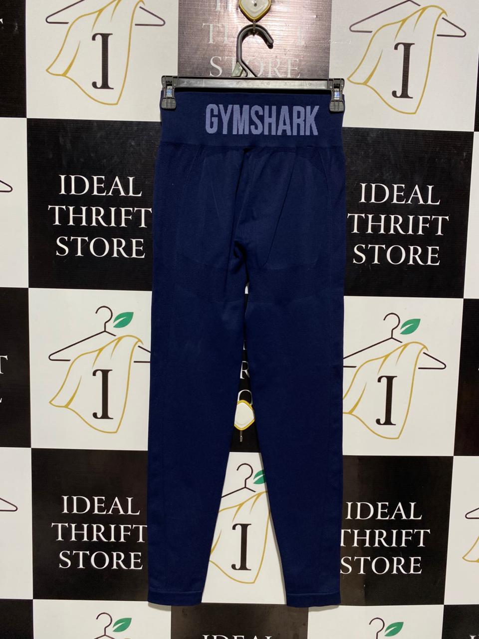 GYMSHARK |XS| WAIST 24| B3| WOMEN'S HIGH-WAISTED SEAMLESS PERFORMANCE LEGGINGS - NAVY BLUE