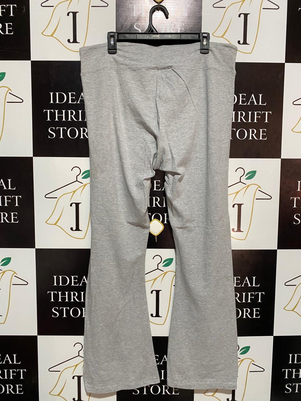 PRIMARK |XL| WAIST 38| B5| ESSENTIALS HIGH-WAISTED GREY FLARED YOGA PANTS