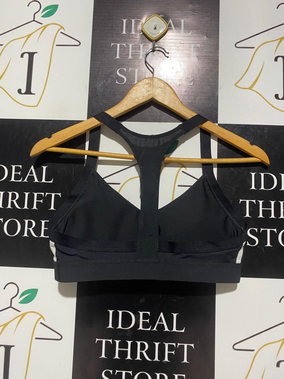 ADIDAS |M| BUST 15| B23| LADIES THREE-STRIPE RACERBACK SPORTS BRA IN BLACK