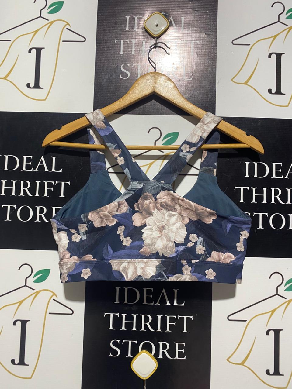 EVERLAST |L| BUST 16| B5| FLORAL PERFORMANCE SPORTS BRA