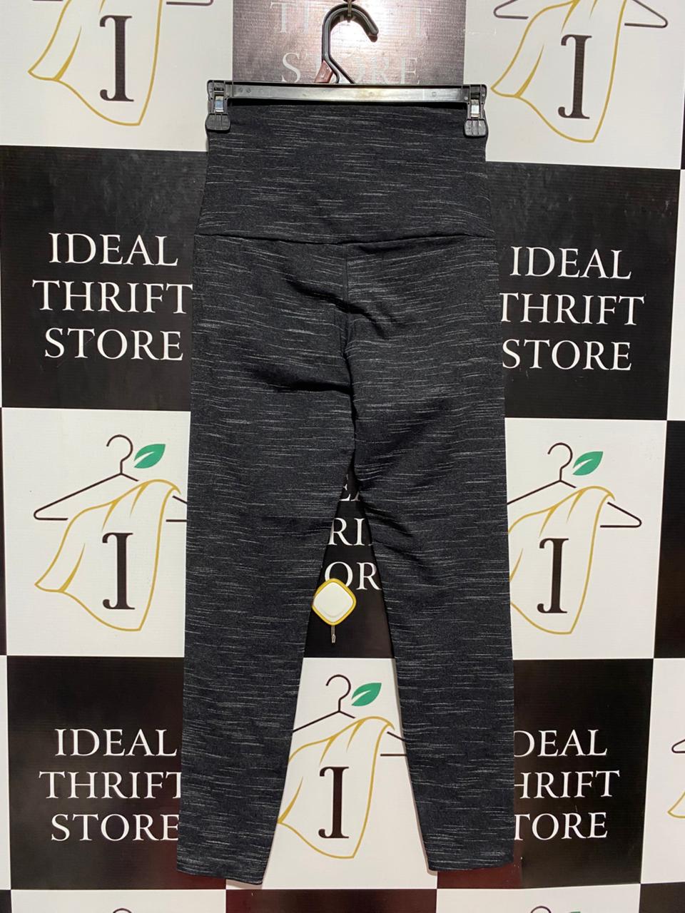 |XS| WAIST 24| B7| RUNNING BARE HIGH-RISE MARLED ATHLETIC LEGGINGS