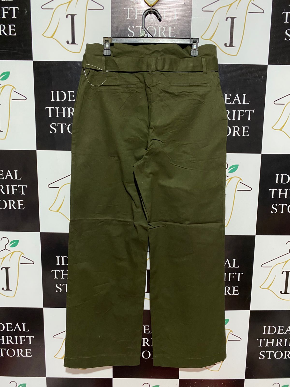 M&S |XL| WAIST 34| B7| LIMITED EDITION PAPERBAG WAIST TROUSERS