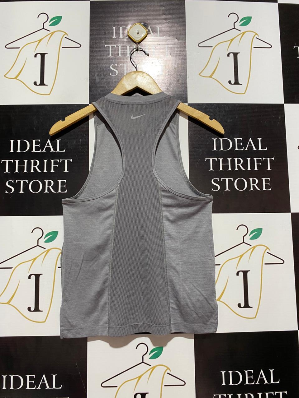 NIKE |XS| BUST 15| B7| DRI-FIT RUNNING TANK TOP - LIGHT GREY HEATHER