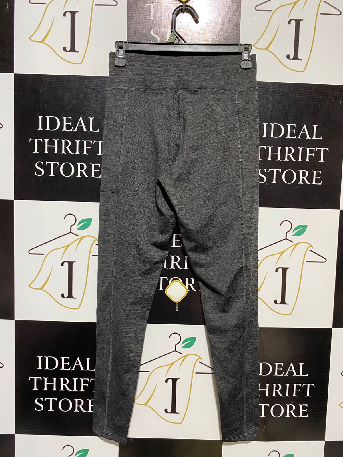 ACTIVE |S| WAIST 26| B11| PREMIUM CHARCOAL HEATHER HIGH-RISE LEGGINGS WITH POCKETS
