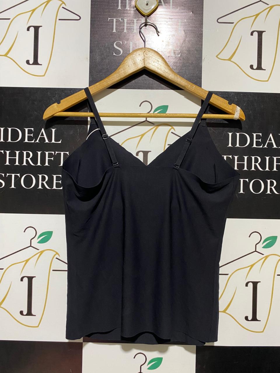 ARTDEAR |L| BUST 17| B11| WOMEN'S PADDED CAMISOLE - SLEEK BLACK