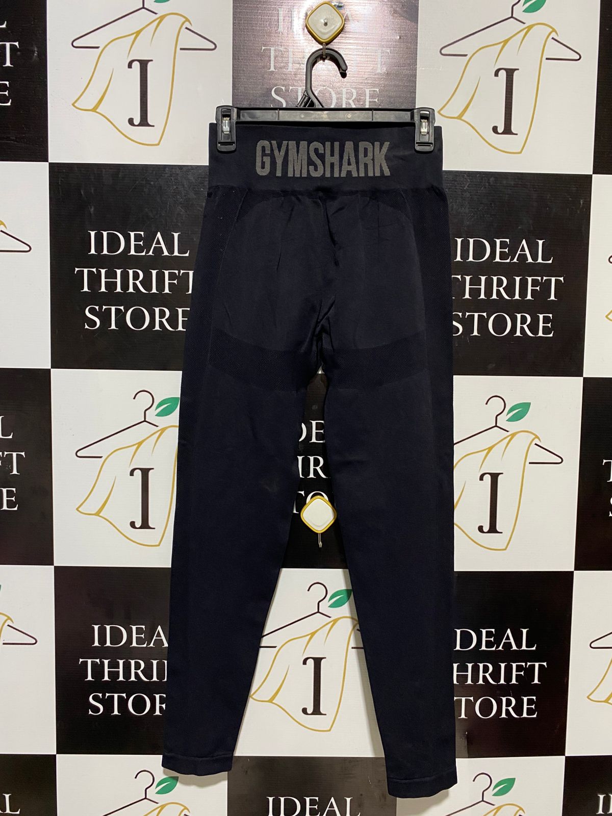 GYM SHARK |XS| WAIST 25| B17| WOMEN’S VITAL SEAMLESS 2.0 HIGH-WAISTED LEGGINGS BLACK