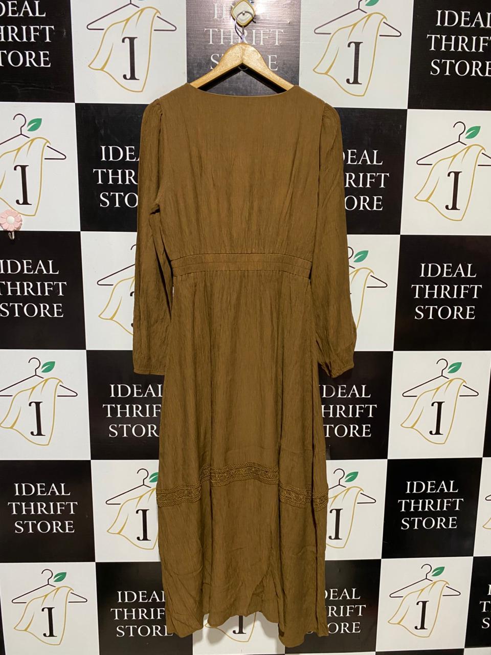 SHEIN |L| BUST 17 | B17| BOHO EMBROIDERED MAXI DRESS