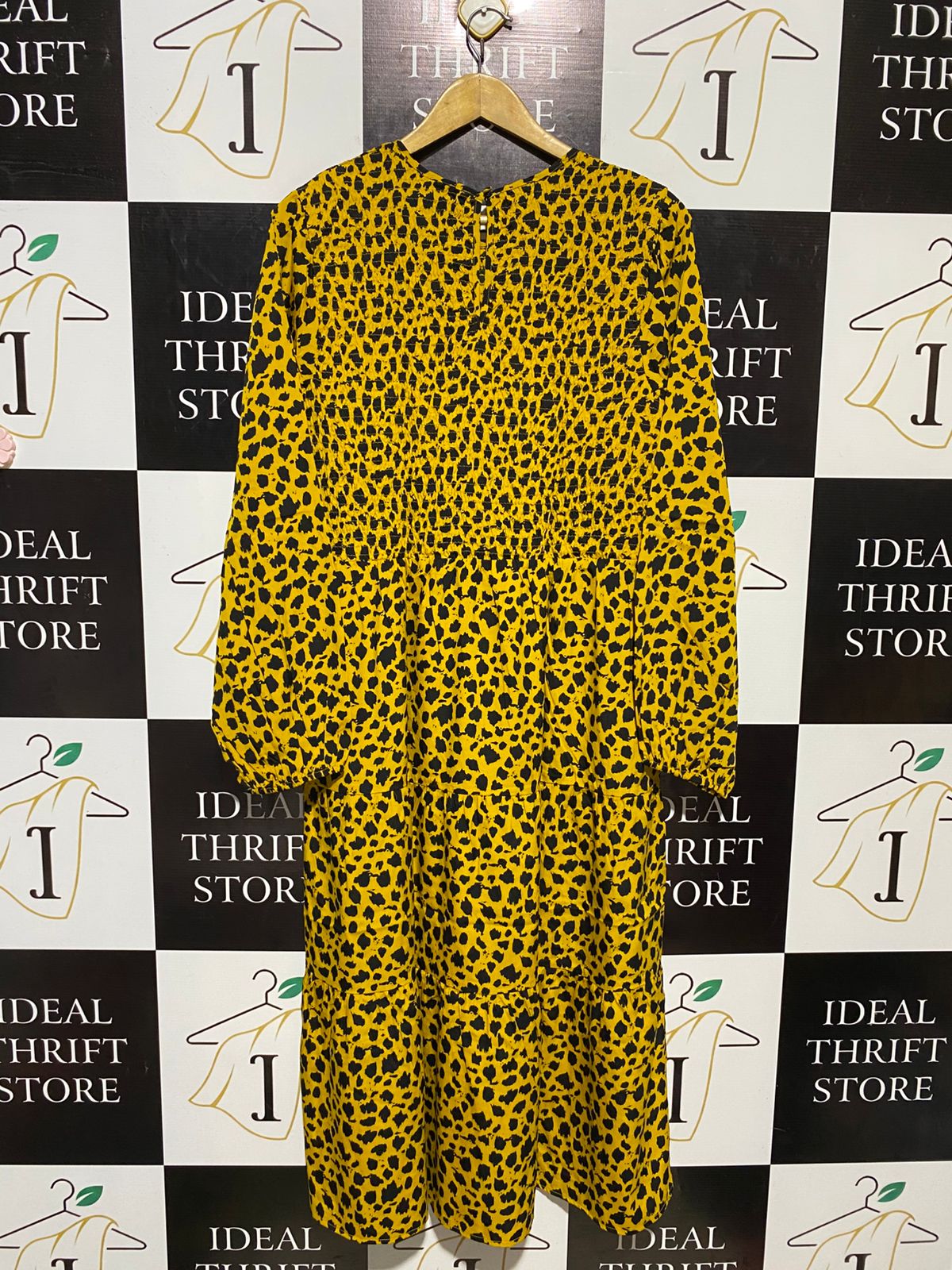 WEDNESDAYS GIRL |L| BUST 19| B17| EARTH-TONE BOHO MAXI DRESS