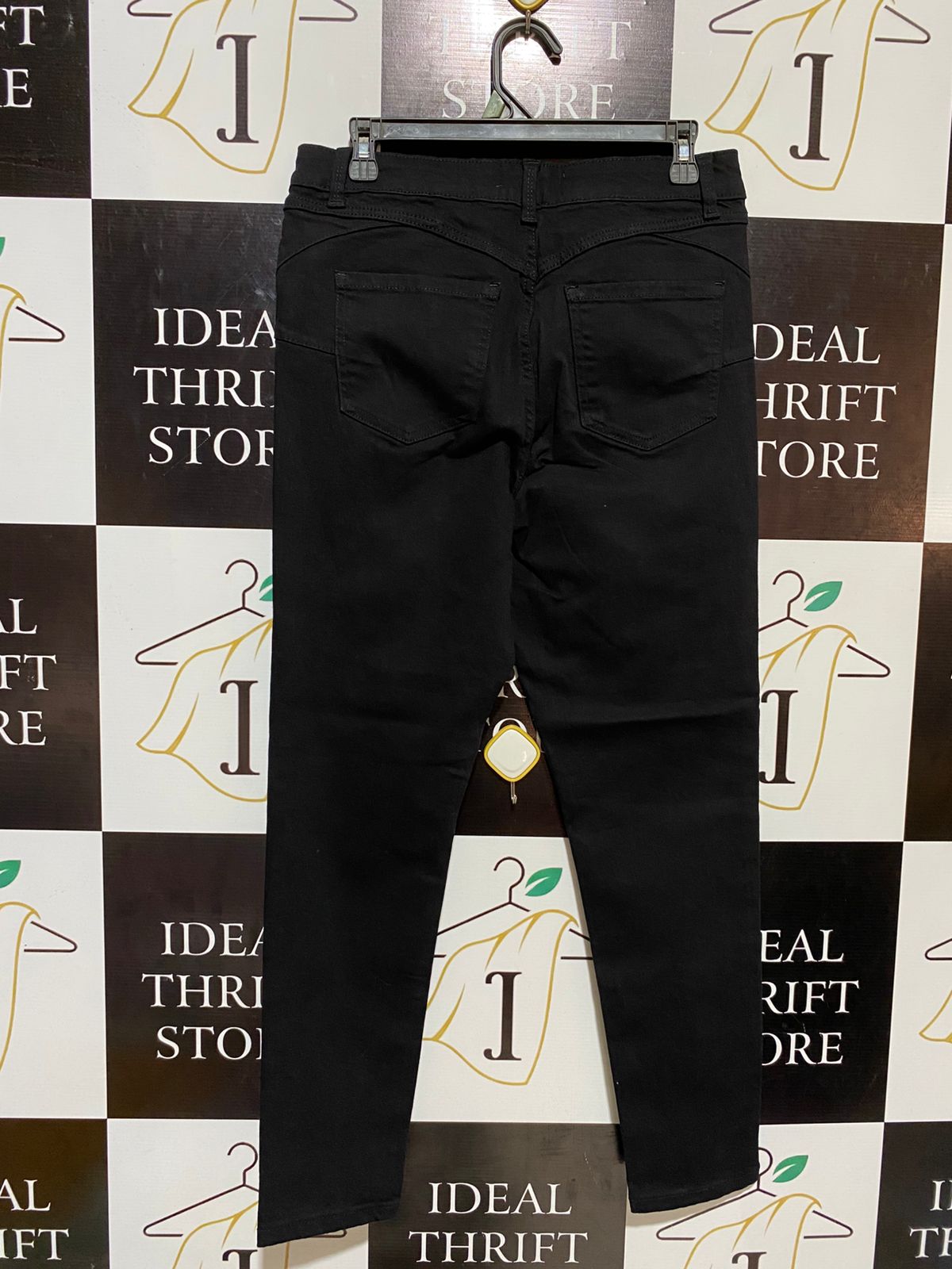 NEW LOOK JENNA |L| WAIST 30| B18| CLASSIC HIGH-WAISTED BLACK SKINNY JEANS