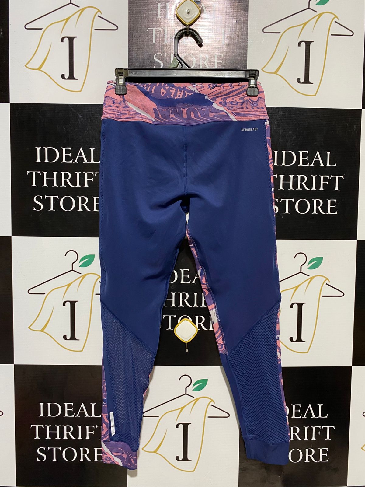 ADIDAS |S| WAIST 26| B20| WOMEN'S MULTICOLOR PRINTED ATHLETIC LEGGINGS