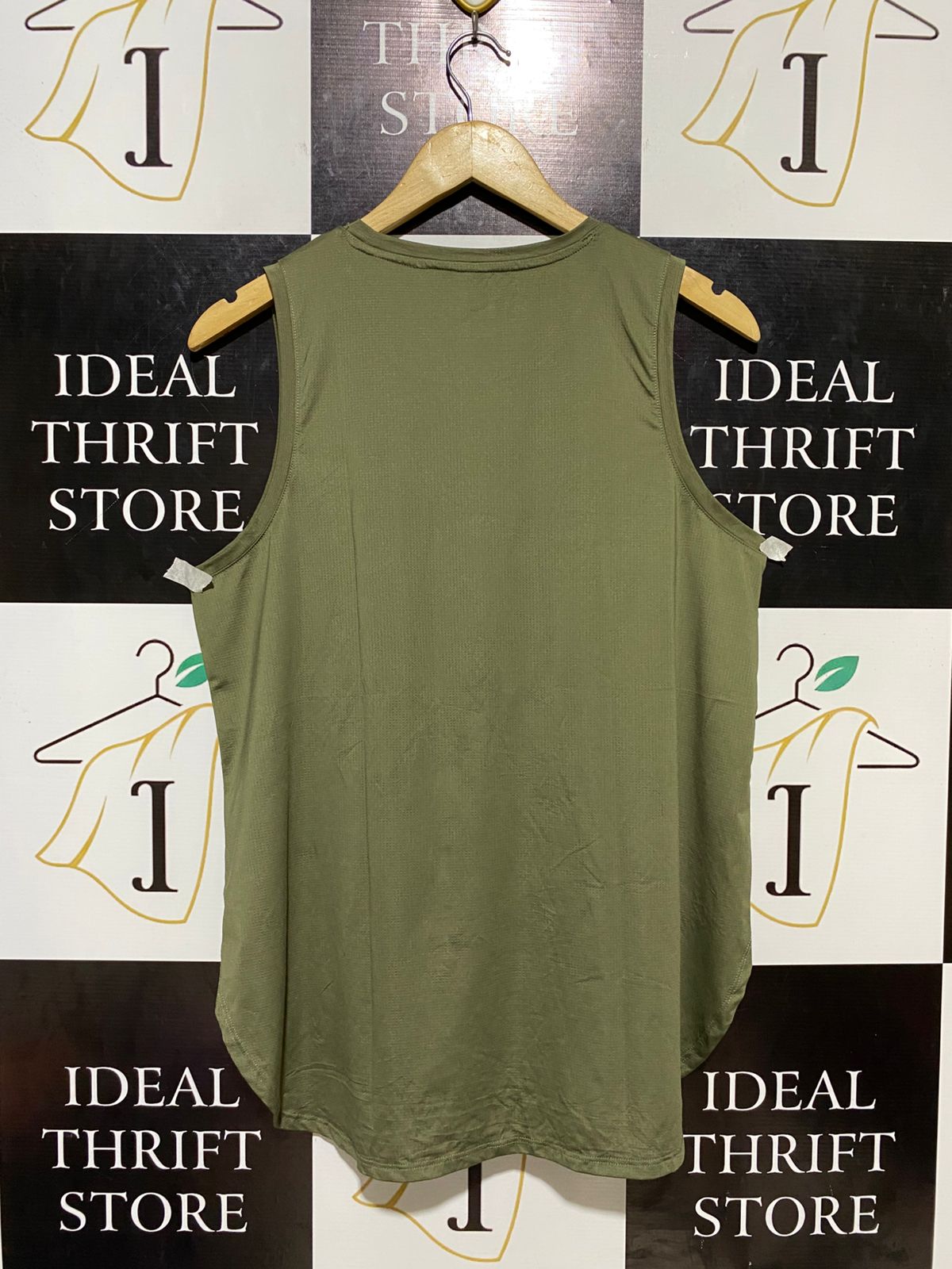 ACTIVE |L| BUST 20| B20| OLIVE GREEN ACTIVE TANK TOP