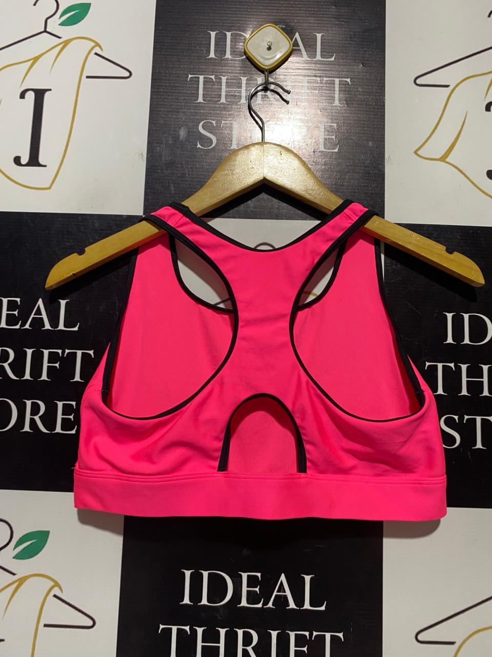 ANDER ARMOUR |XL| BUST 15| B20| WOMEN'S HOT PINK RACERBACK SPORTS BRA