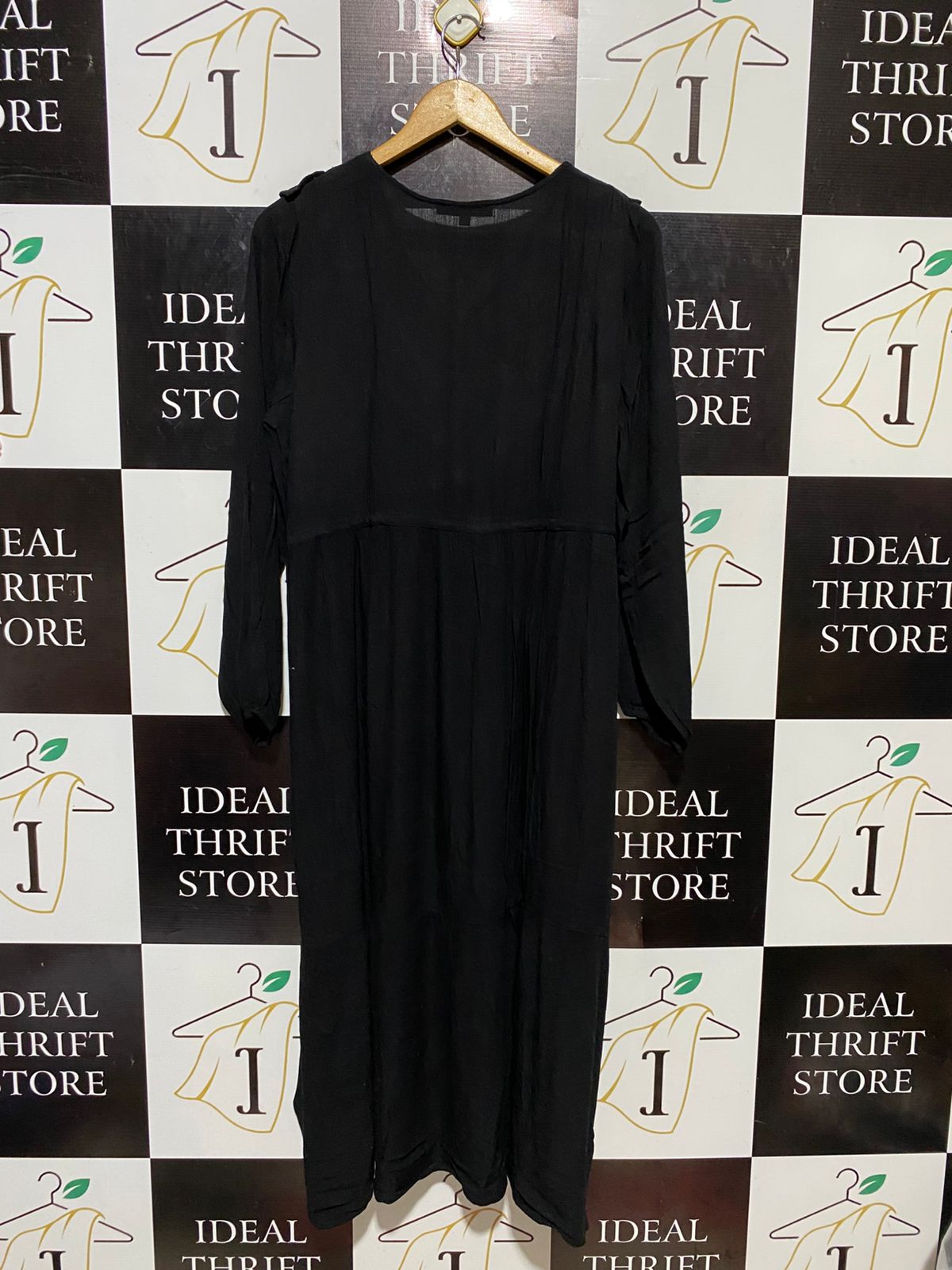 FLASH WOMAN |L| BUST 21| B21| ELEGANT RUFFLE ACCENT MIDI DRESS