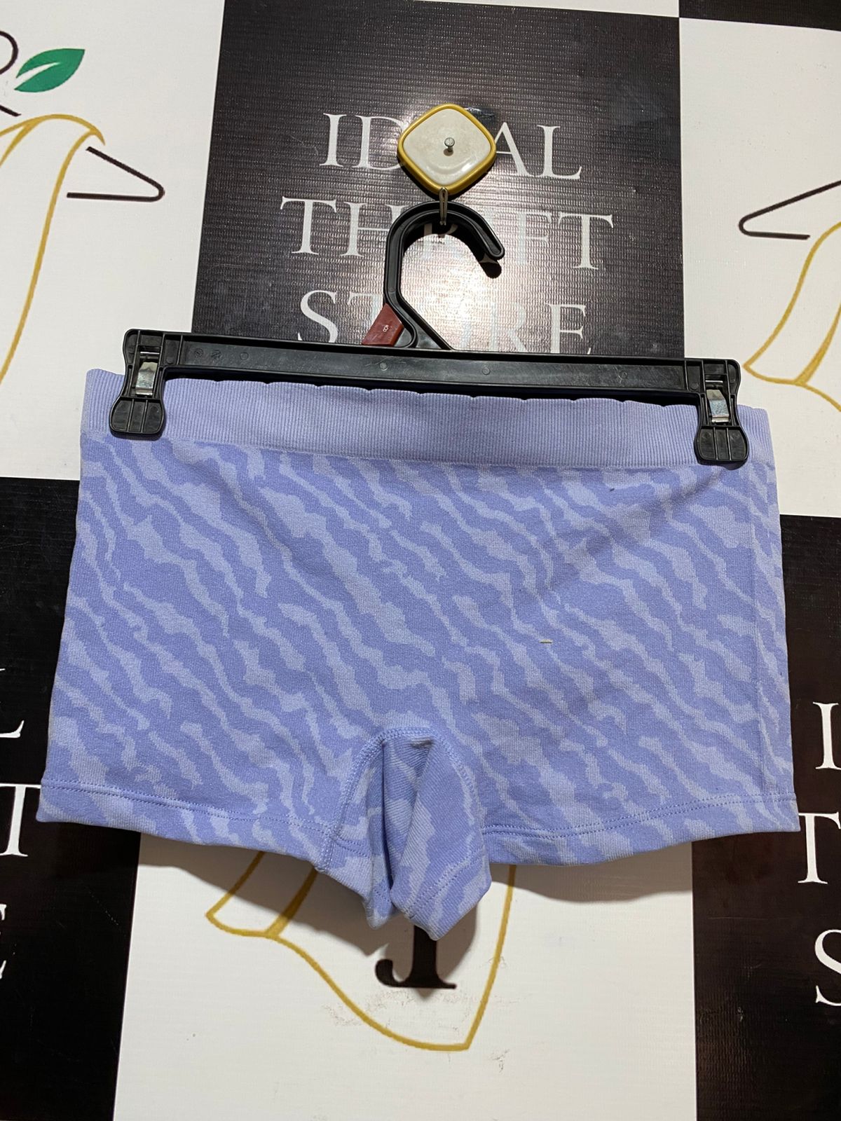 KINDLY |S| WAIST 26| B21| YOURS SEAMLESS ZEBRA PRINT BOYSHORT LIGHT PURPLE