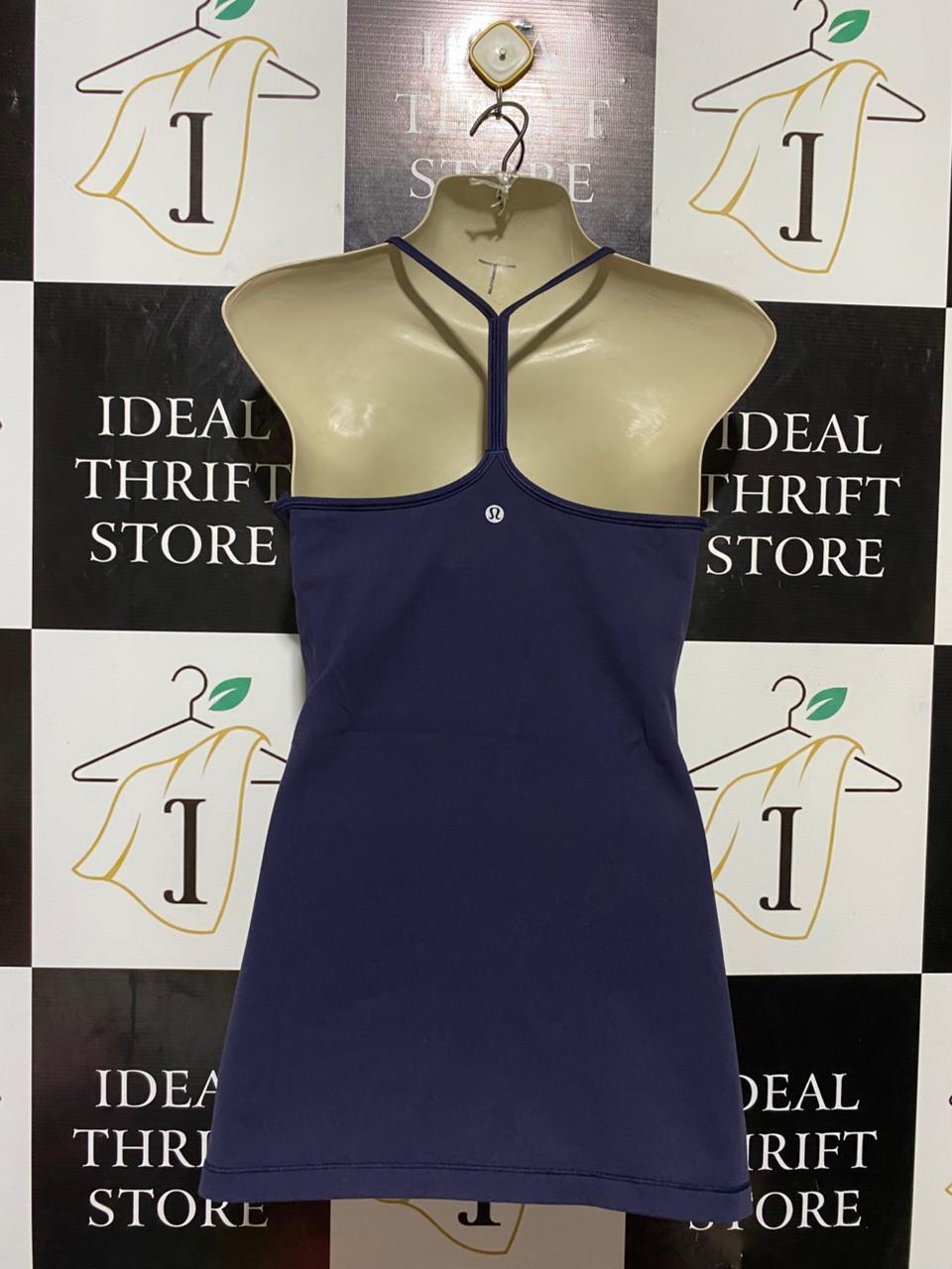 LULULEMON |M| BUST 16| POWER Y TANK TOP IN DEEP PURPLE
