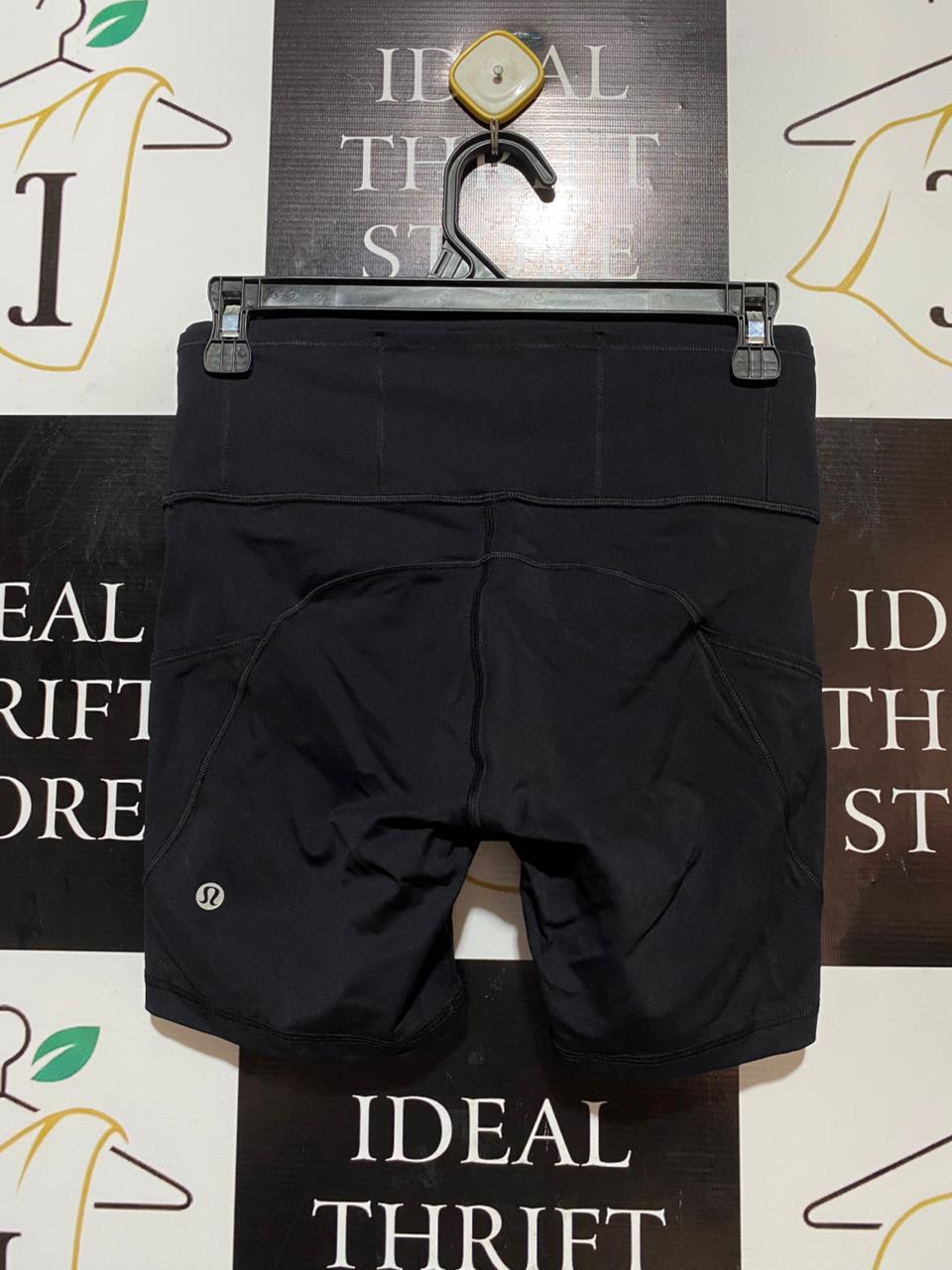 LULULEMON |S| BUST 26| OLD NAVY POWERPRESS HIGH-RISE BLACK BIKER SHORTS