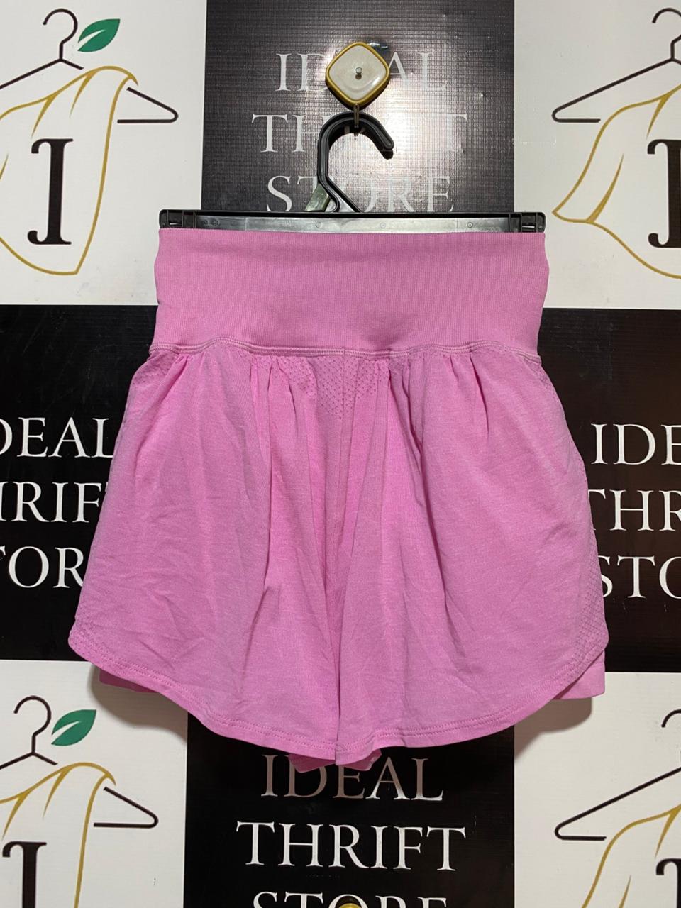 GYMSHARK |S| WAIST 24| VITAL SEAMLESS 2-IN-1 PINK TRAINING SHORTS