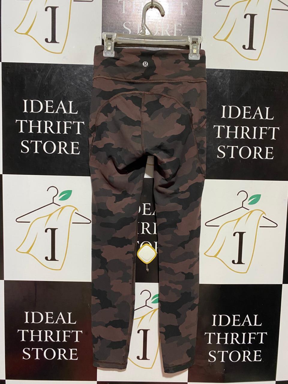 LULULEMON |XS| WAIST 22| FAST AND FREE HIGH-RISE TIGHTS – HERITAGE 365 CAMO BROWN