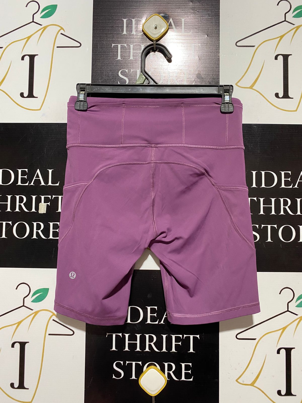 LULULEMON | S| WAIST 26| FAST AND FREE HIGH-RISE BIKER SHORTS WITH POCKETS