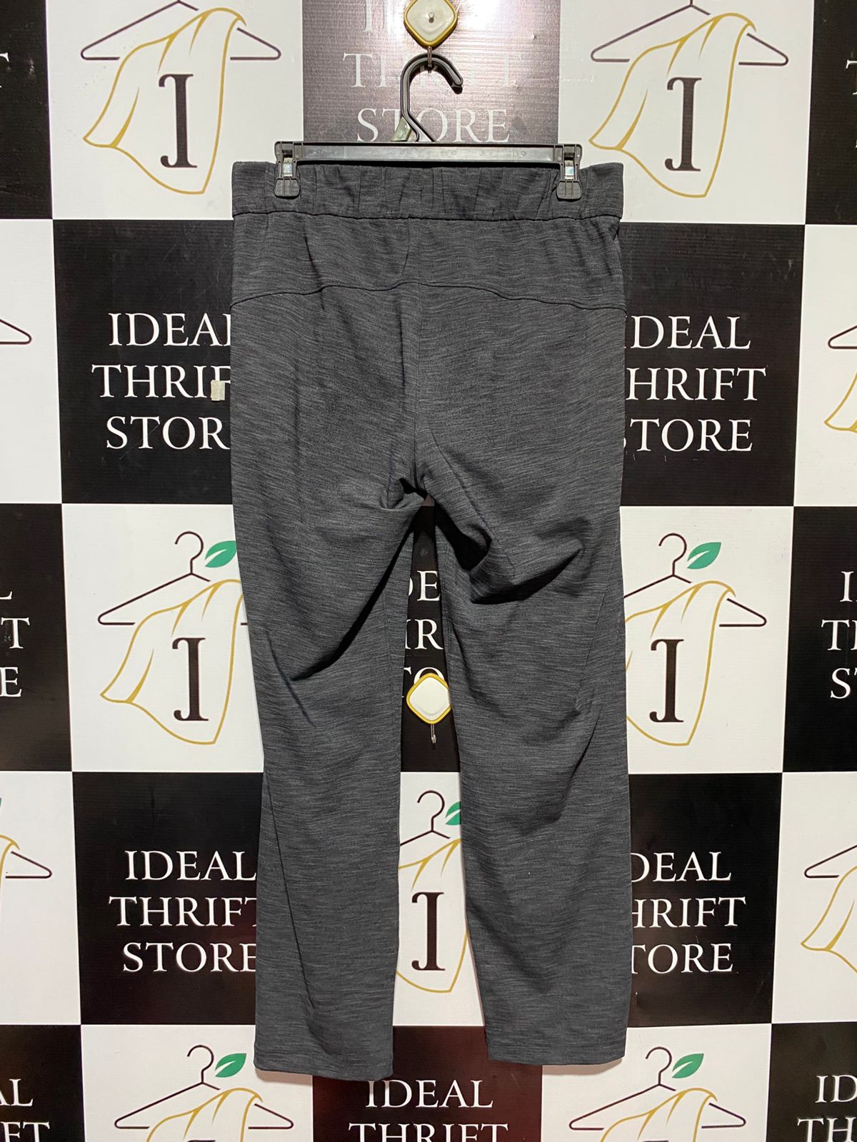 LULULEMON | L| WAIST 31| READY TO RULU HIGH-RISE STRAIGHT-LEG PANTS IN HEATHERED CHARCOAL