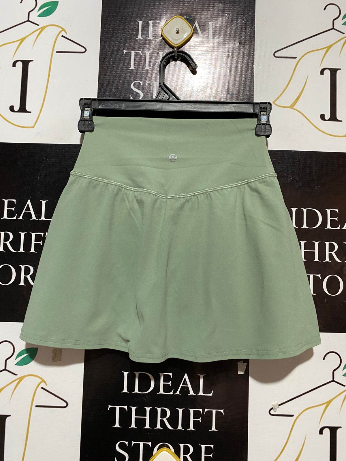LULULEMON | XXS| WAIST 22| PREMIUM HIGH-WAISTED ATHLETIC SKORT – SAGE GREEN PERFORMANCE WEAR