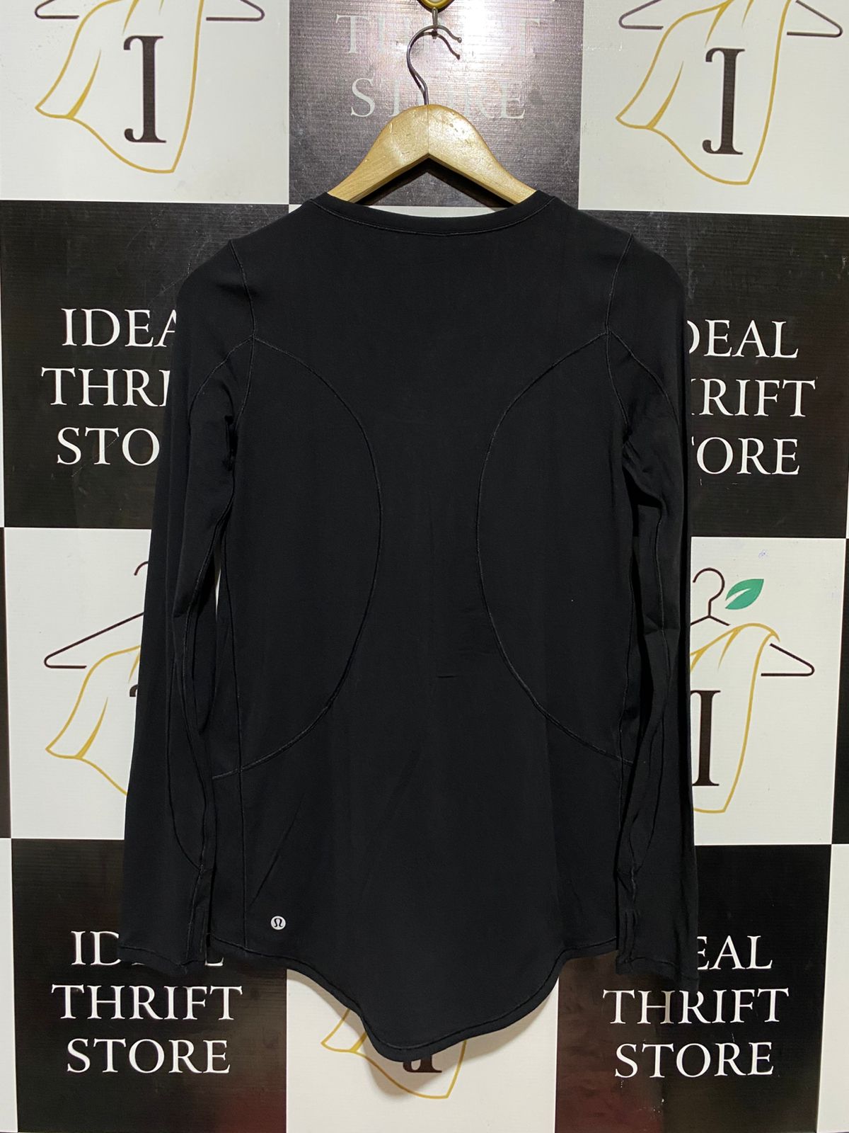 LULULEMON |S| BUST 16| ALL IT TAKES LONG SLEEVE - CLASSIC BLACK