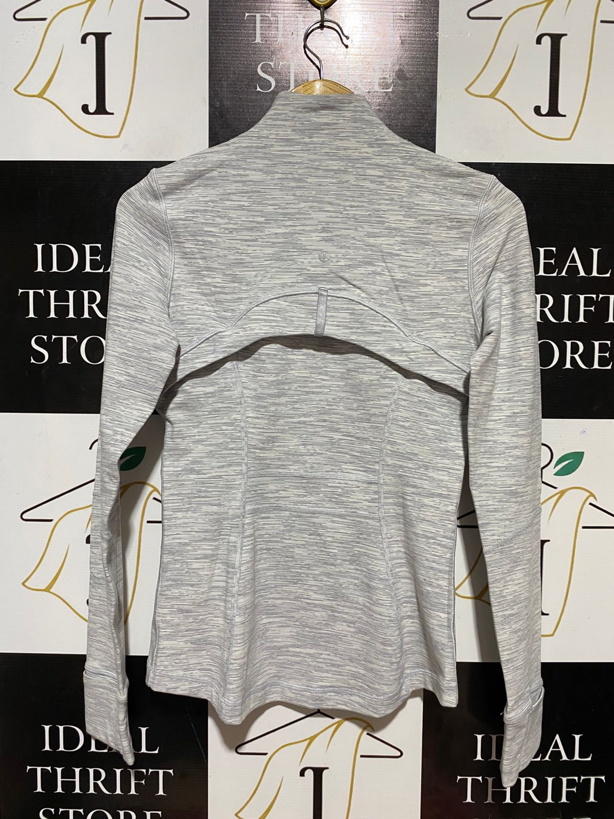 LULULEMON |M| BUST 16| DEFINE JACKET - HEATHERED STRIATED LIGHT GREY