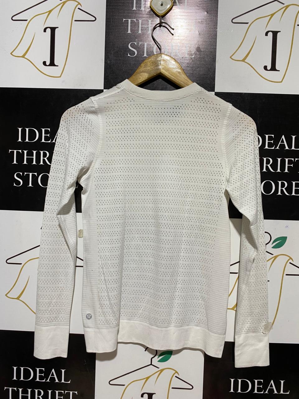 LULULEMON |S| BUST 16| SWIFTLY TECH LONG SLEEVE 2.0 - WHITE