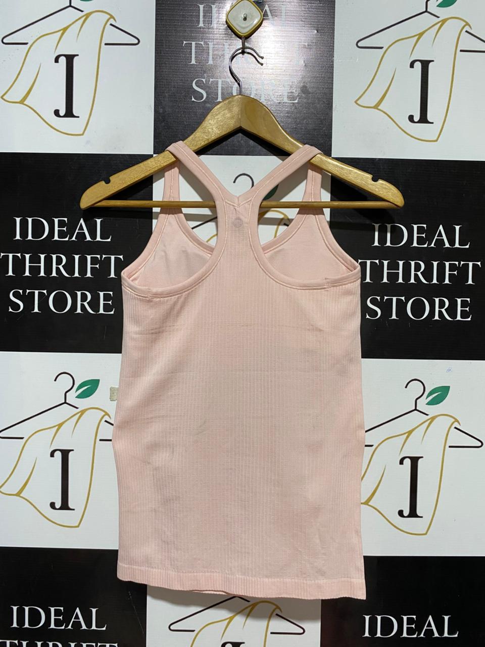 LULULEMON |XS| BUST 14| EBB TO STREET TANK TOP - STRAWBERRY MILKSHAKE