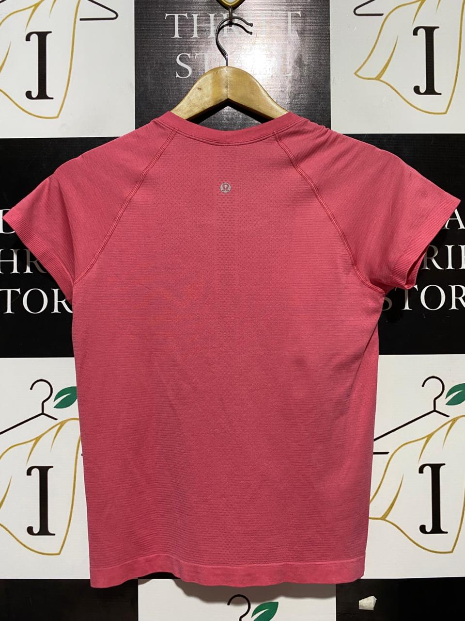 LULULEMON |S| BUST 16| SWIFTLY TECH SHORT-SLEEVE TEE – ROSE PINK