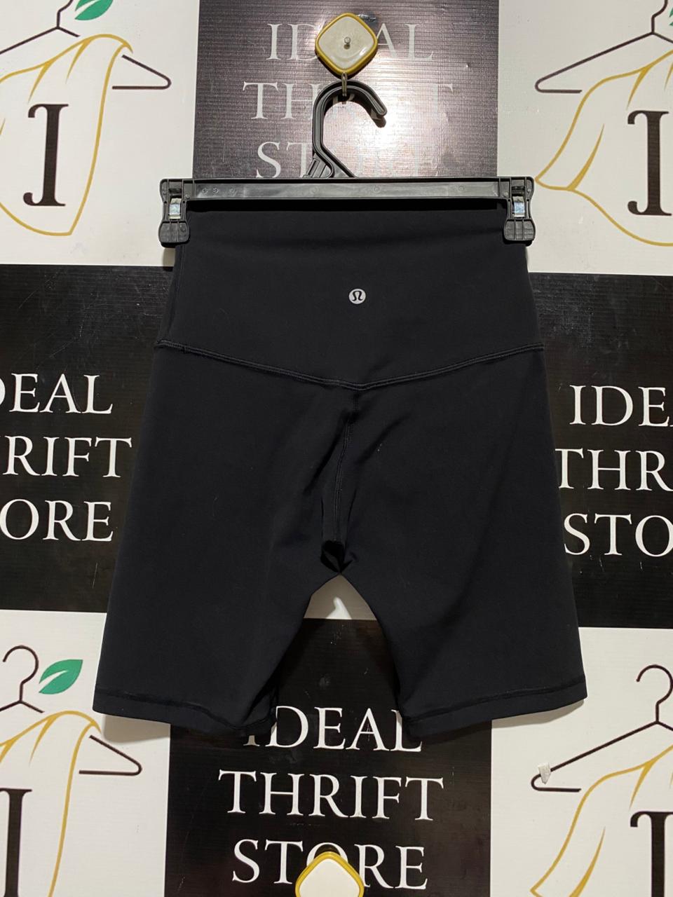 LULULEMON |XXS| WAIST 21| ALIGN HIGH-RISE SHORT 8" - BLACK "TEAM YARD" EDITION