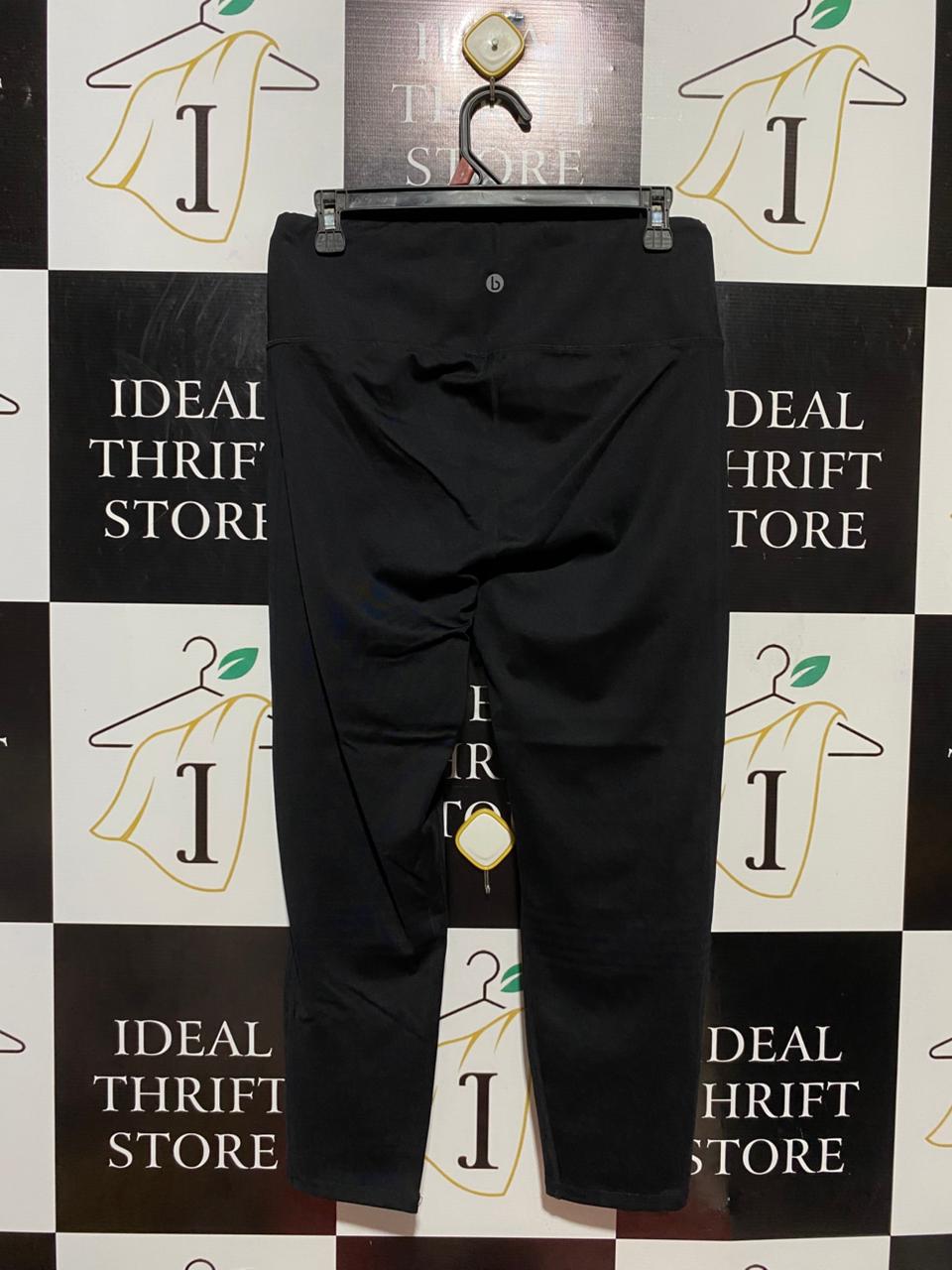 COTTON ON |L| WAIST 29| B24| PREMIUM JET BLACK ACTIVEWEAR LEGGINGS - HIGH-WAISTED PERFORMANCE TIGHTS