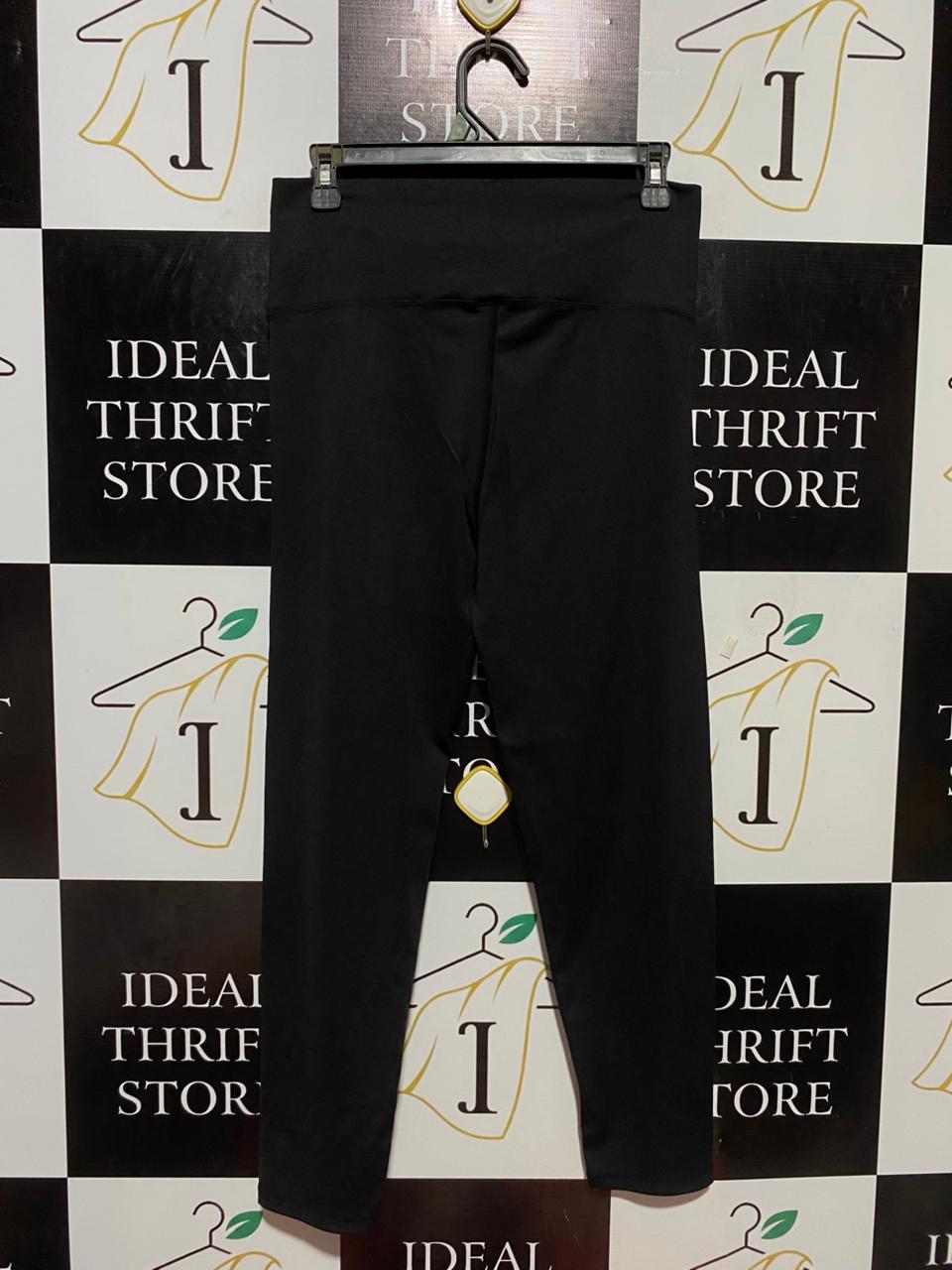 DAZY |XL| WAIST 29| B23| PREMIUM CROSS-WAIST BLACK ACTIVEWEAR LEGGINGS