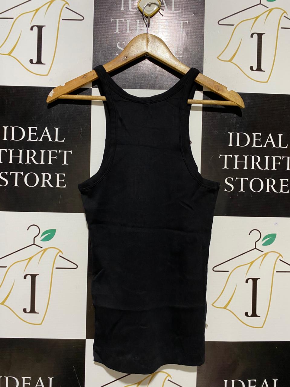 ANKO |S| BUST 14| C1| PREMIUM COTTON RIBBED TANK TOP – CLASSIC BLACK